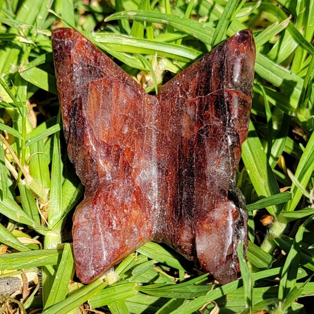 NEW 1.6" x 2" x 48g FIRE QUARTZ 3D BUTTERFLY